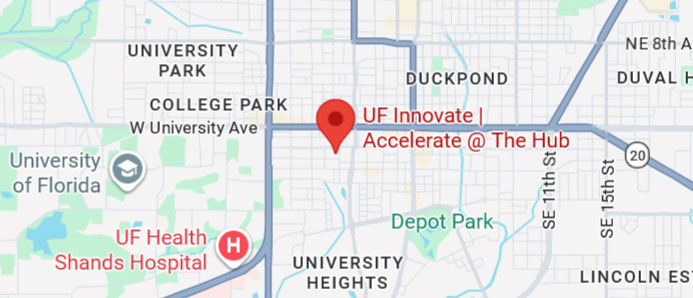 hubmap Map of general neighborhood of The Hub